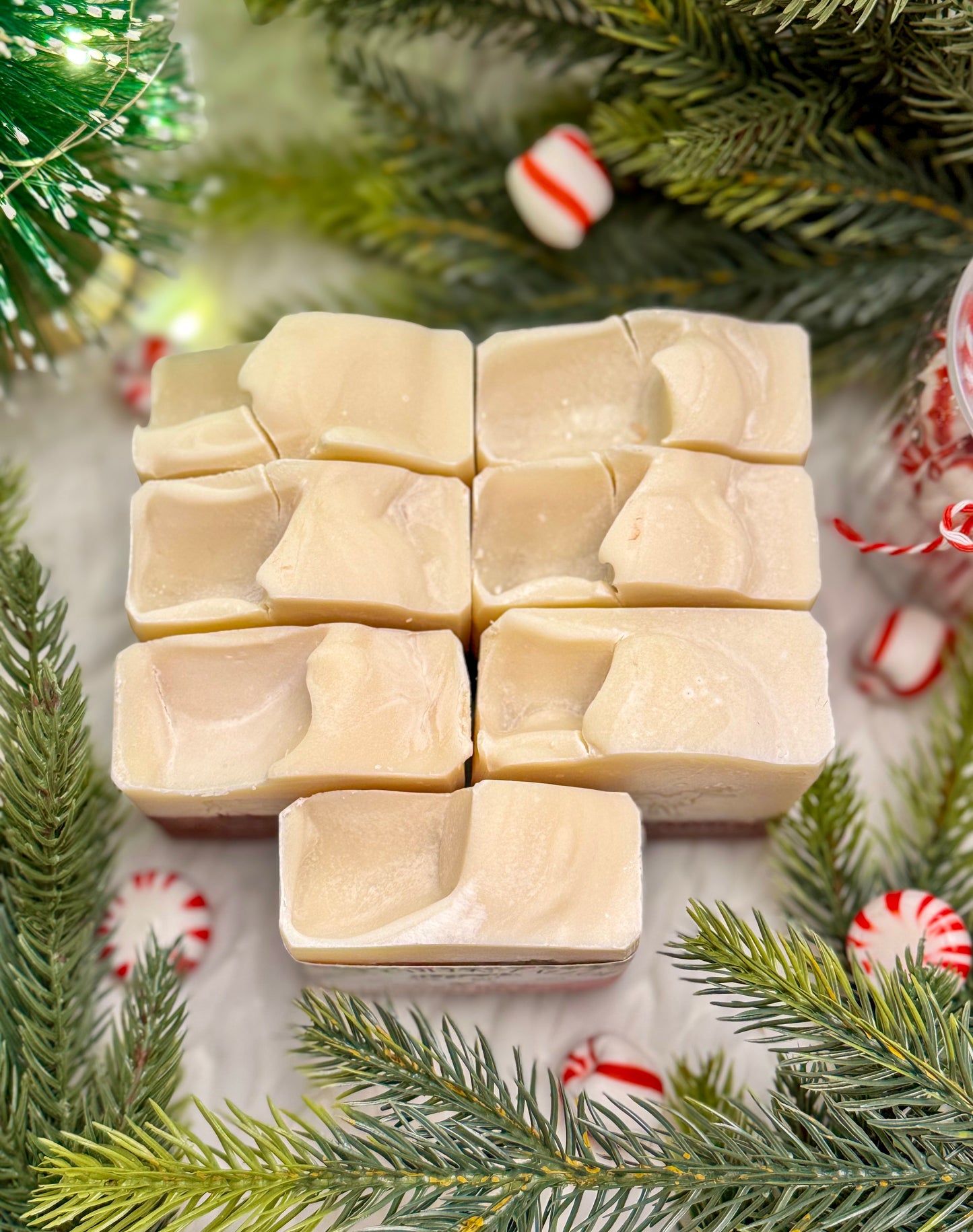 CANDY CANE Handcrafted Soap
