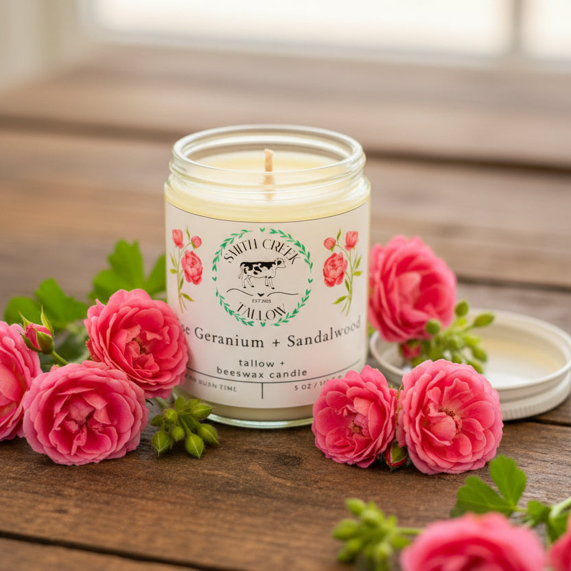 Tallow + Beeswax Candles