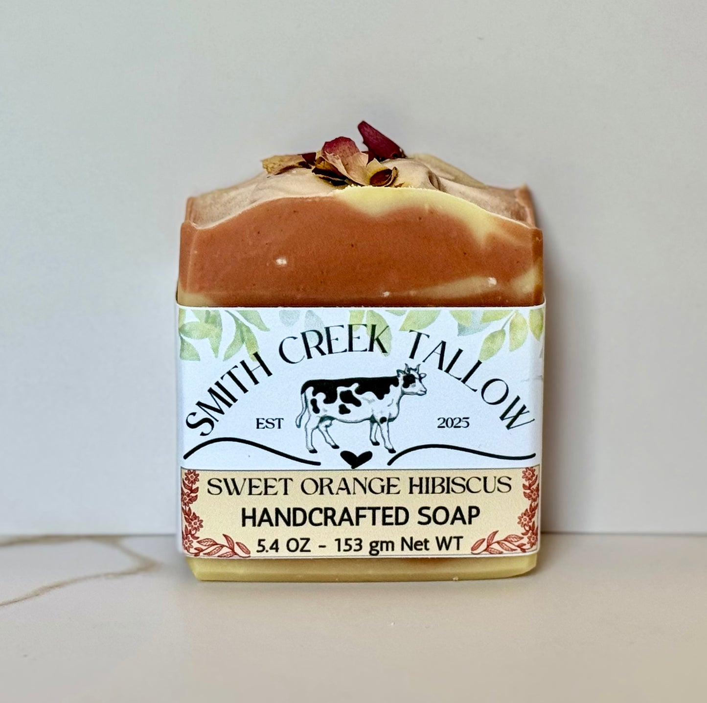 SWEET ORANGE HIBISCUS Handcrafted Soap