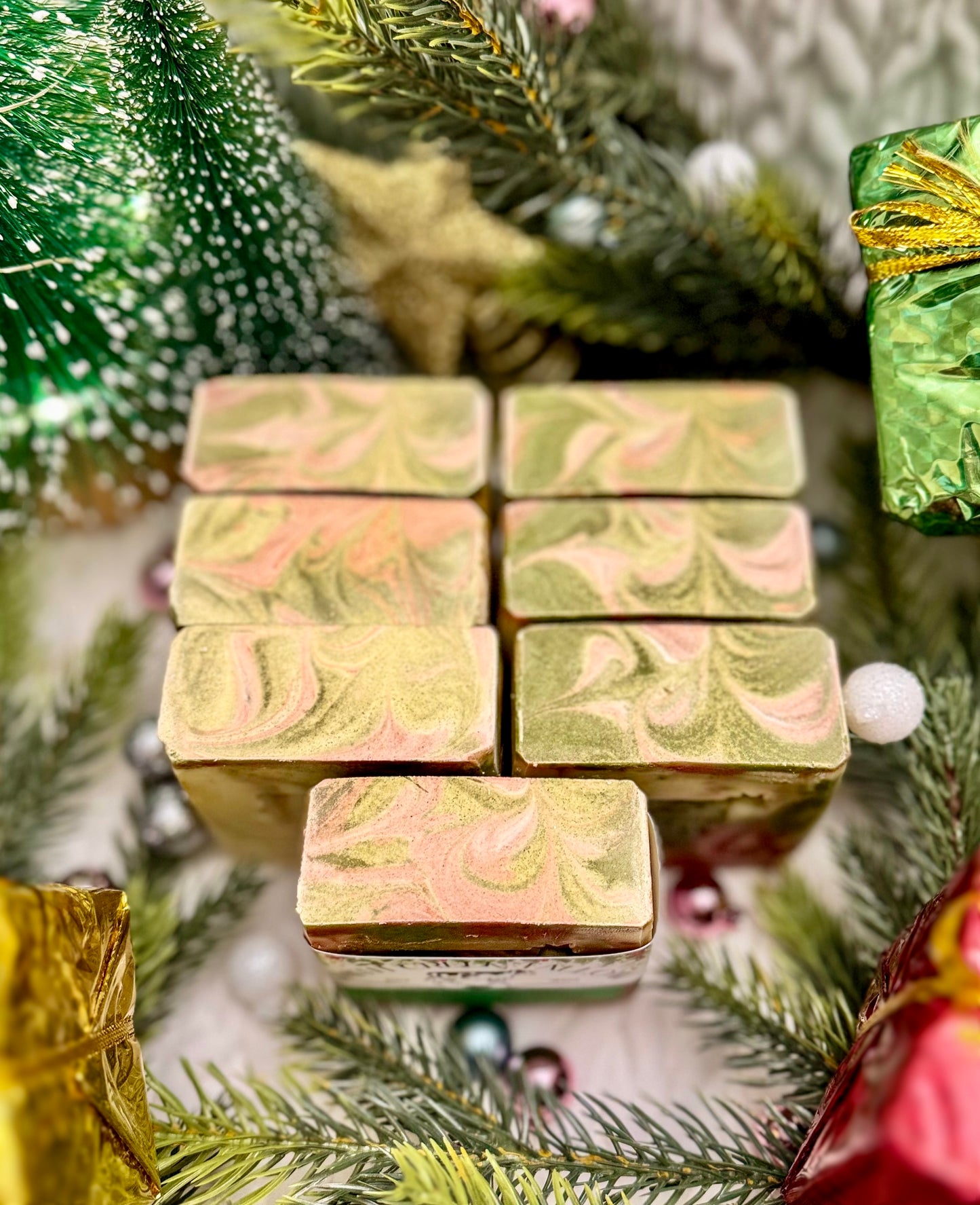 HOLIDAY SPIRIT Handcrafted Soap