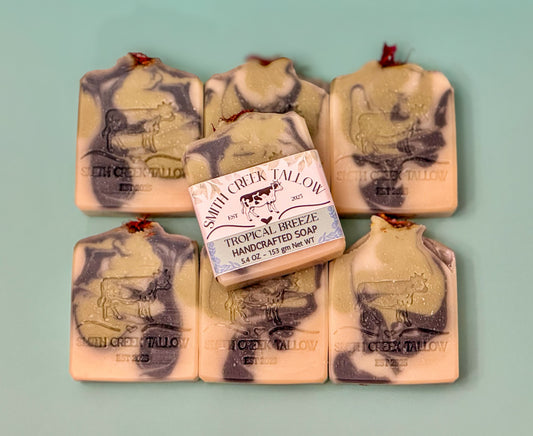 TROPICAL BREEZE Handcrafted Soap