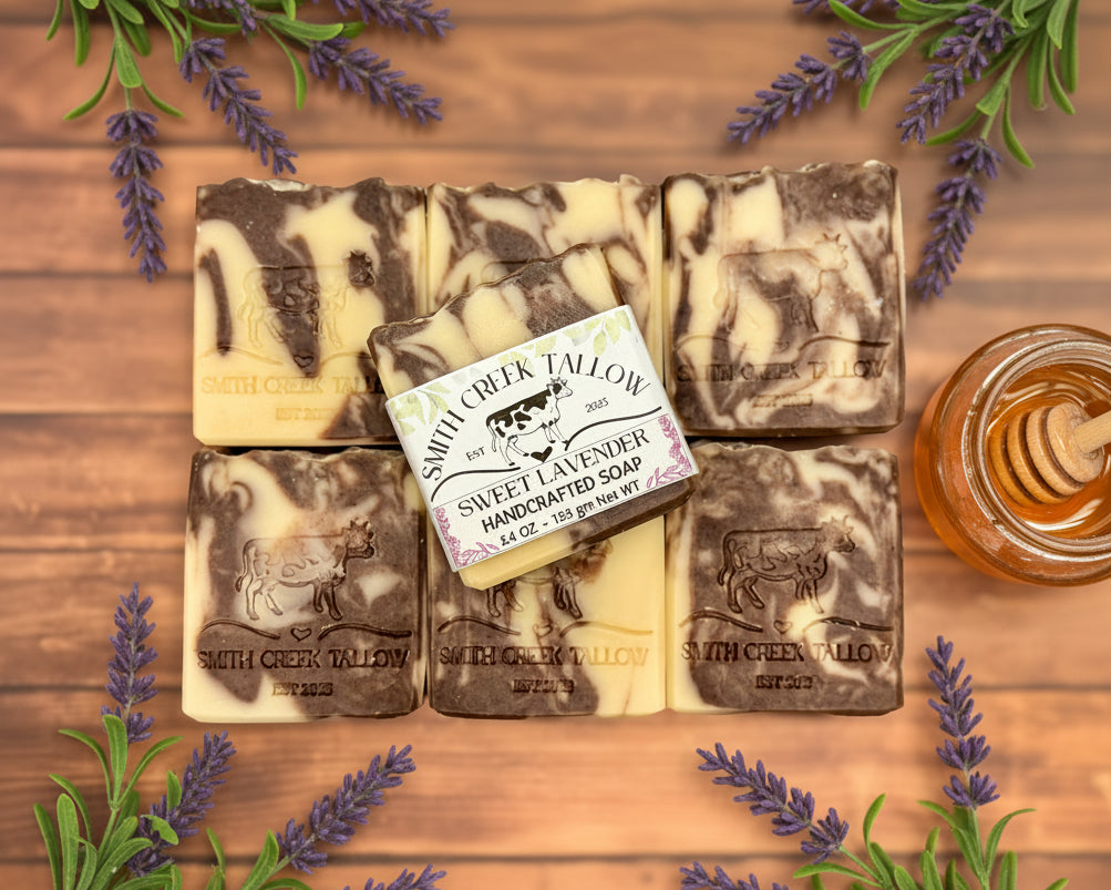 SWEET LAVENDER Handcrafted Soap