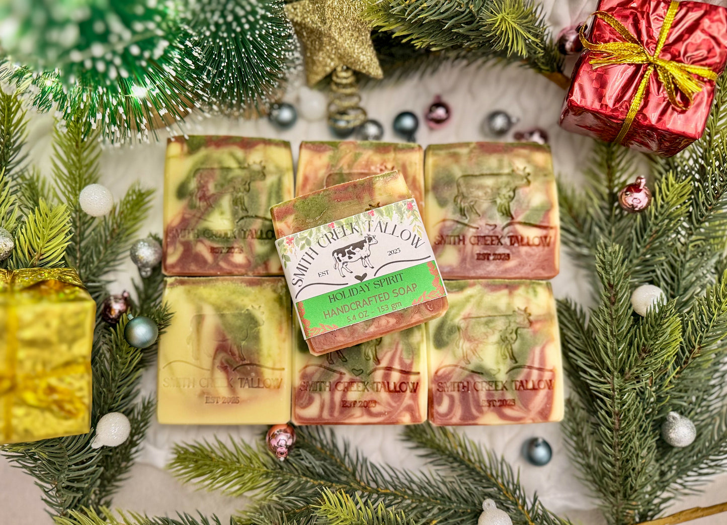 HOLIDAY SPIRIT Handcrafted Soap