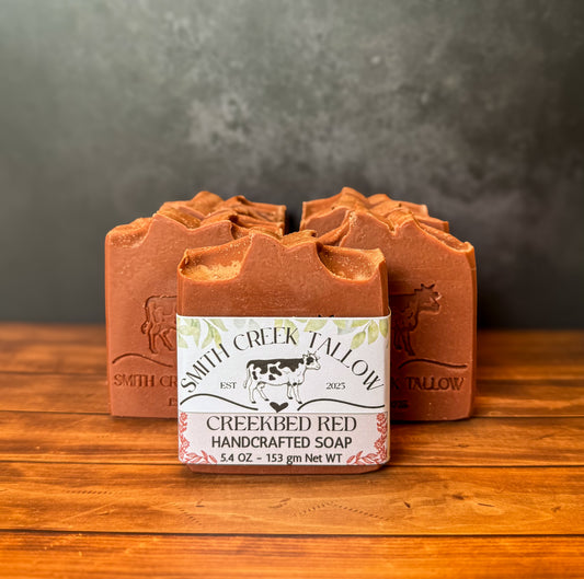 CREEKBED RED Handcrafted Soap