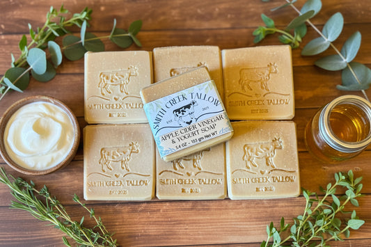 APPLE CIDER VINEGAR & YOGURT Handcrafted Soap