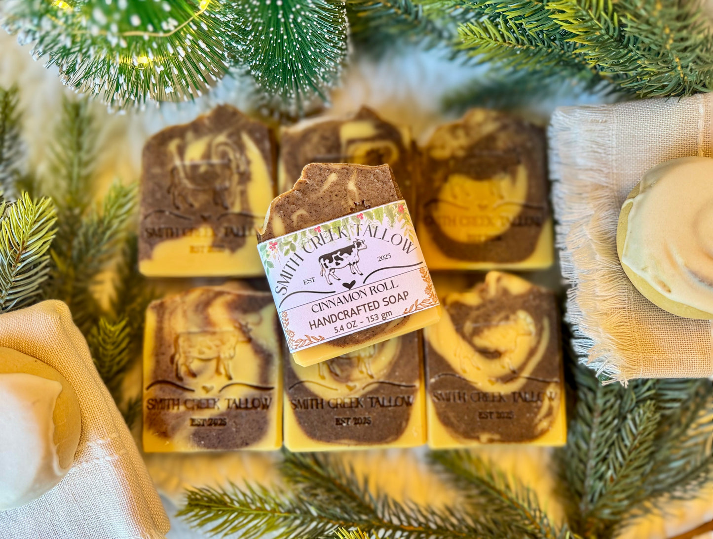 CINNAMON ROLL Handcrafted Soap