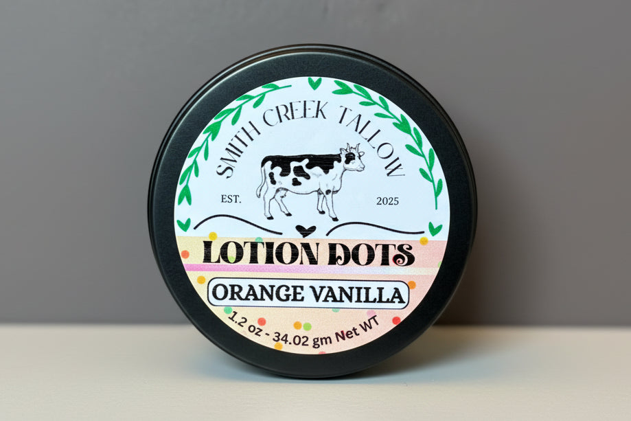 Tallow Lotion Dots