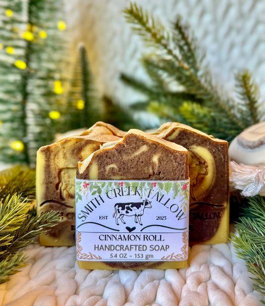 CINNAMON ROLL Handcrafted Soap