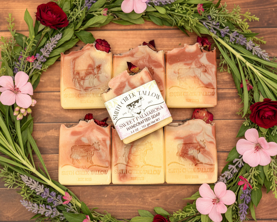 SWEET PALMAROSA Handcrafted Soap
