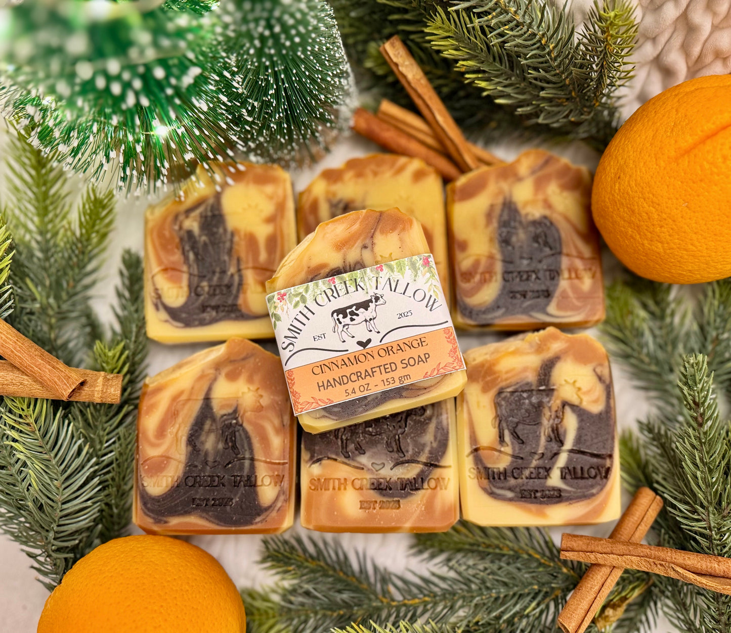 CINNAMON ORANGE Handcrafted Soap