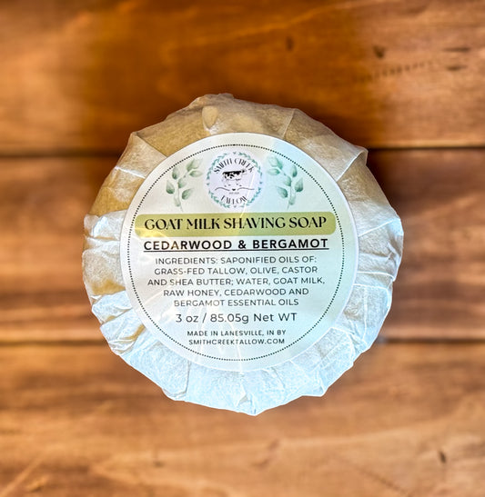 Tallow & Goat Milk Shaving Bar