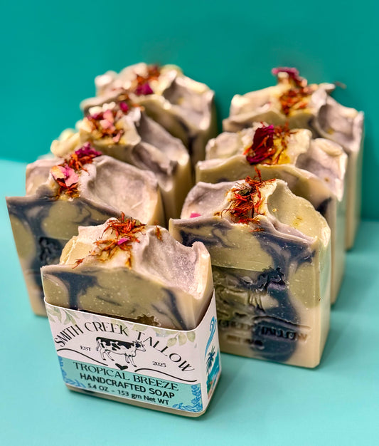 TROPICAL BREEZE Handcrafted Soap