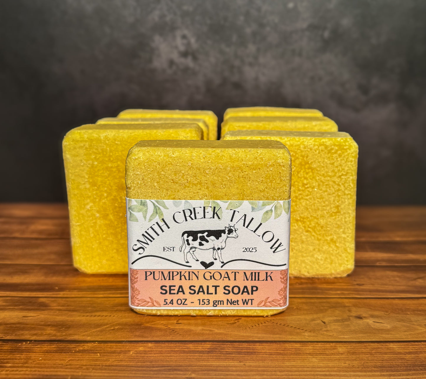 PUMPKIN GOAT MILK SEA SALT Handcrafted Soap