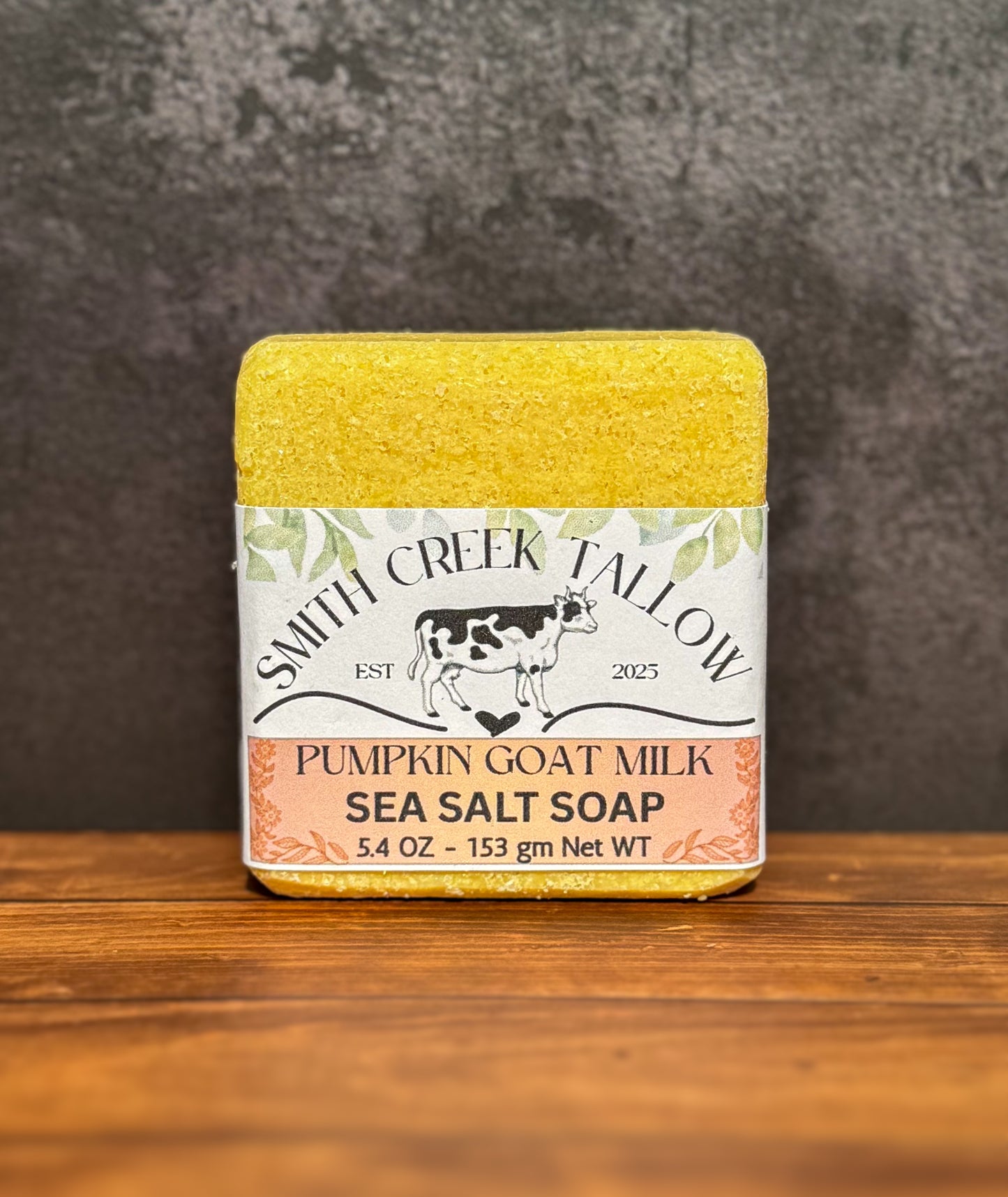 PUMPKIN GOAT MILK SEA SALT Handcrafted Soap