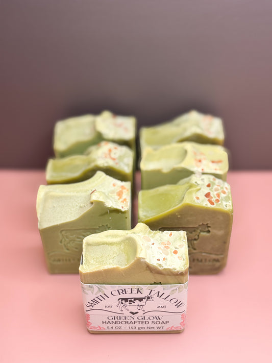 GREEN GLOW Handcrafted Soap