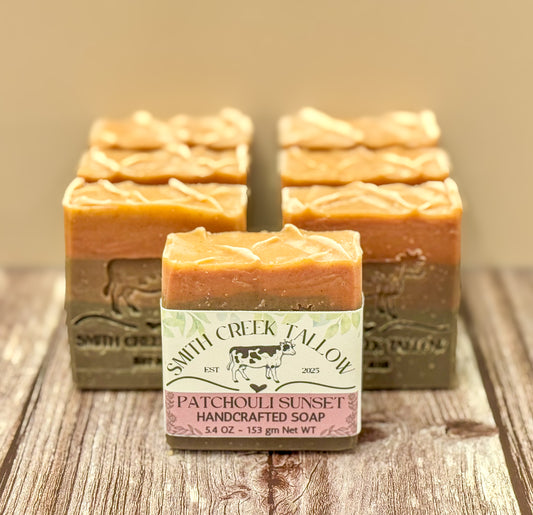 PATCHOULI SUNSET Handcrafted Soap