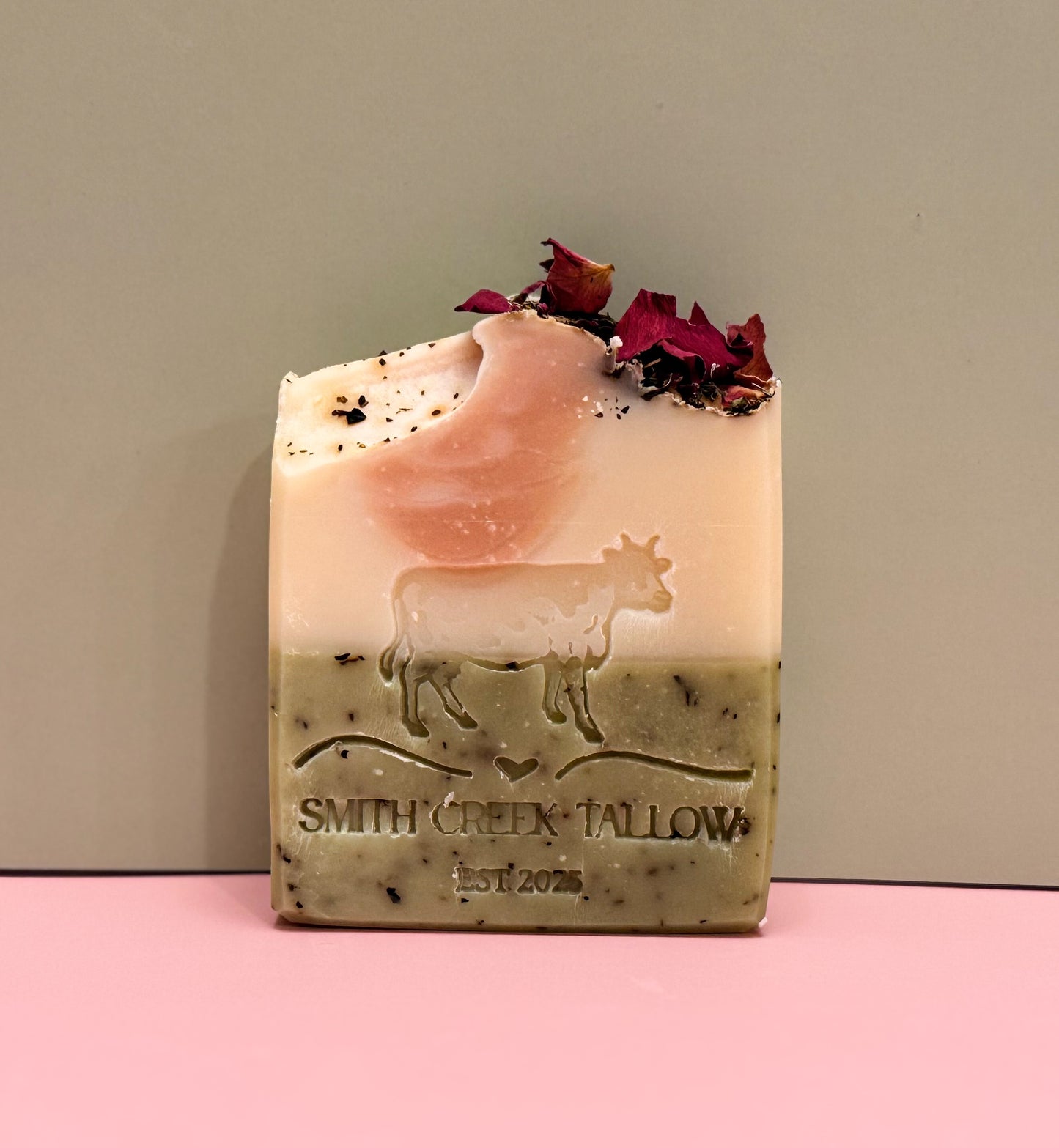 WILD MINT ROSE Handcrafted Soap