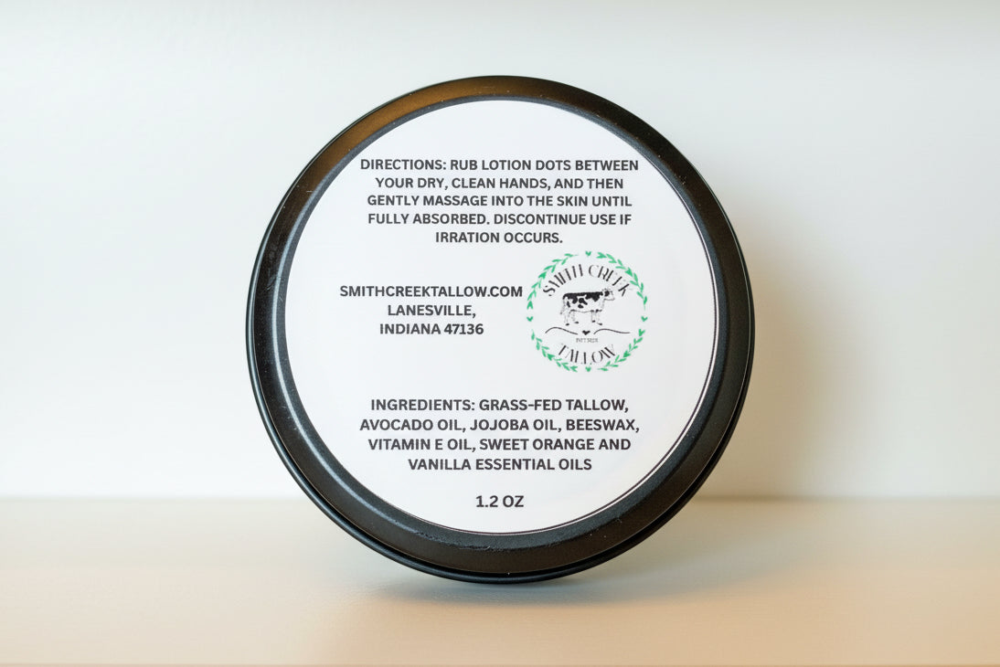 Tallow Lotion Dots